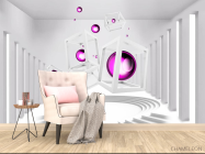 3д фотообои 3 д Комната - 4