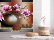 Фотошпалери 3д магнолії - 2