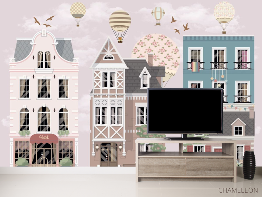 Фотообои Домики - 2