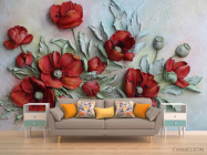 Фотообои с маками - 1