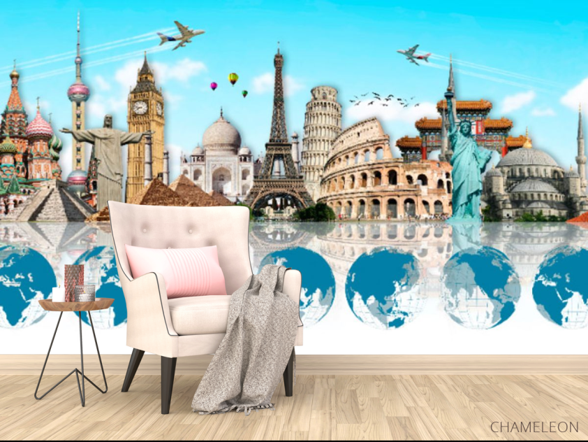 Фотообои Достопримечательности для кабинета английского - 4