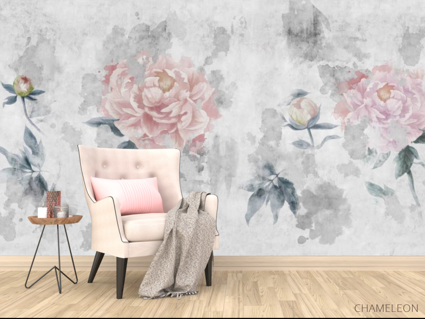 Фотообои розовые пионы - 4