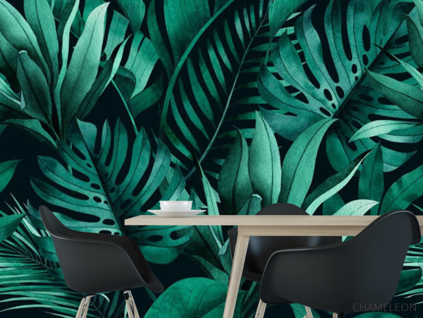 Фотошпалери листя зелені - 1