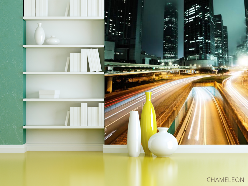 Фотошпалери Світла дорога вночі - 3