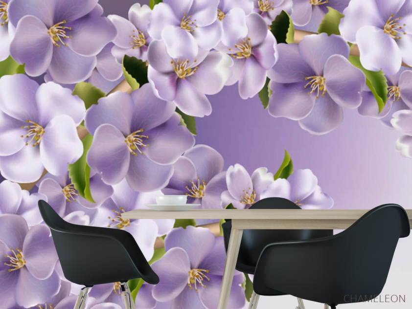 Фотошпалери Фіолетові квіти - 1