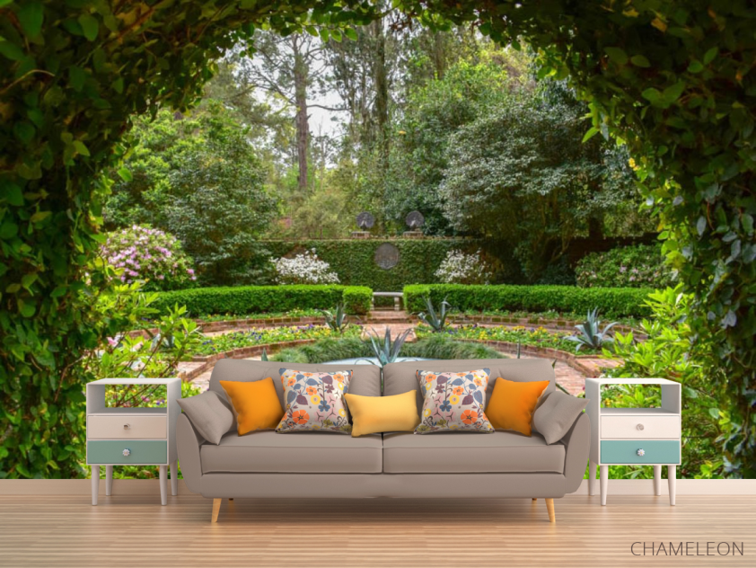 Фотообои Арка в саду - 1