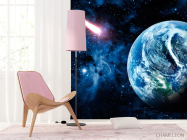 Фотошпалери Земля і комета - 4