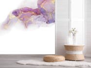Фотошпалери Фіолетовий fluid art - 2