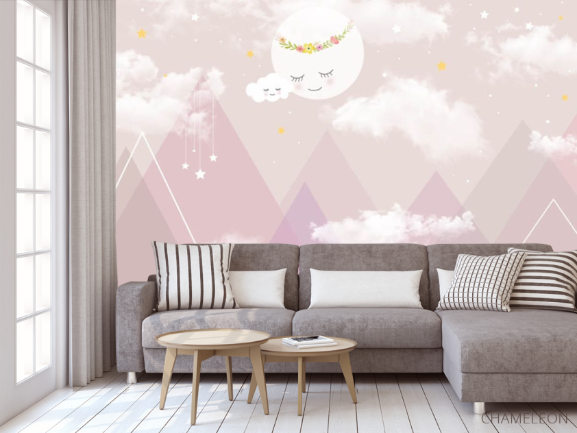 Фотообои Скандинавские горы для девочки - 3