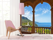 Фотошпалери Арки з видом на море - 4