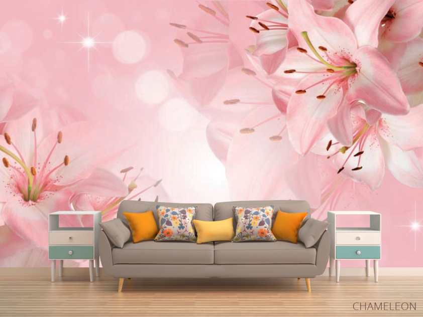 Фотообои Лилии 3д - 1