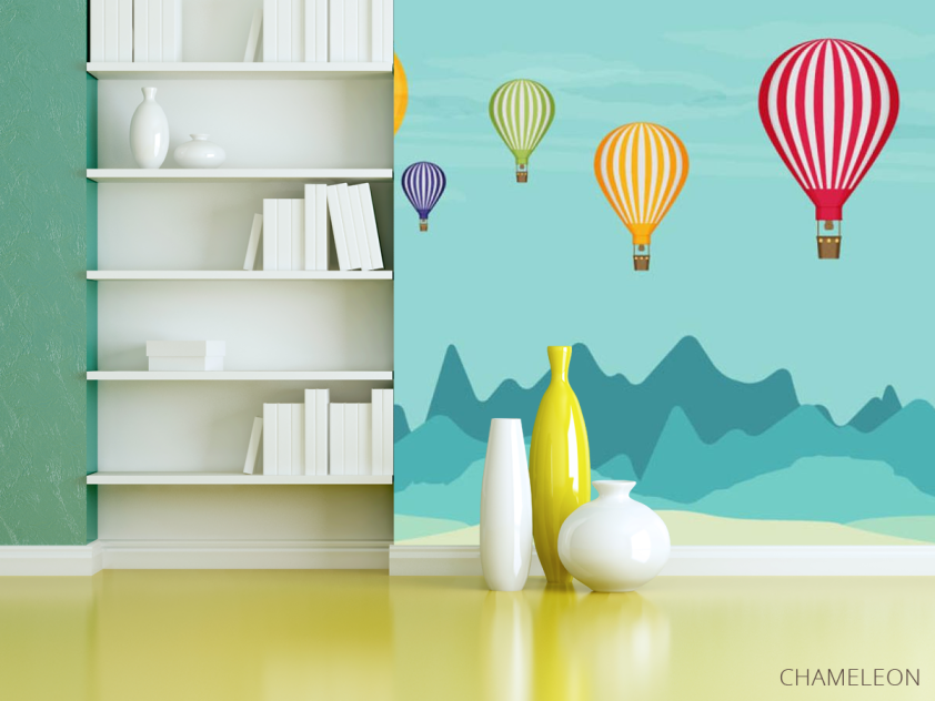 Фотошпалери повітряні кулі - 3