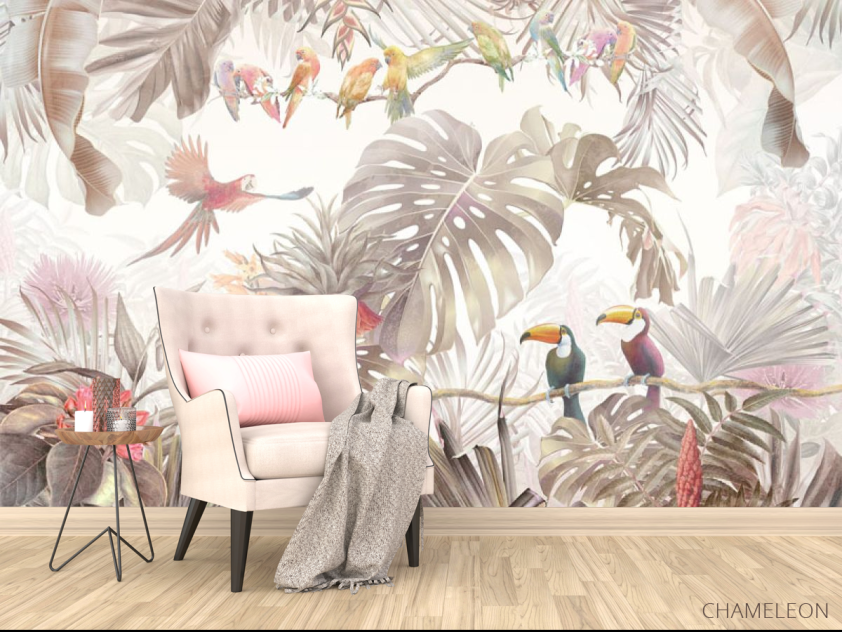 Фотообои Попугаи в тропиках - 4