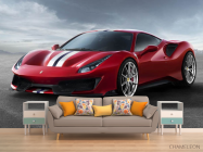 Фотообои красная ферари - 1