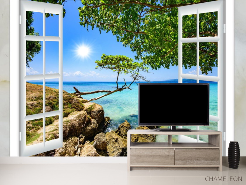 Фотообои Вид из окна на море - 2