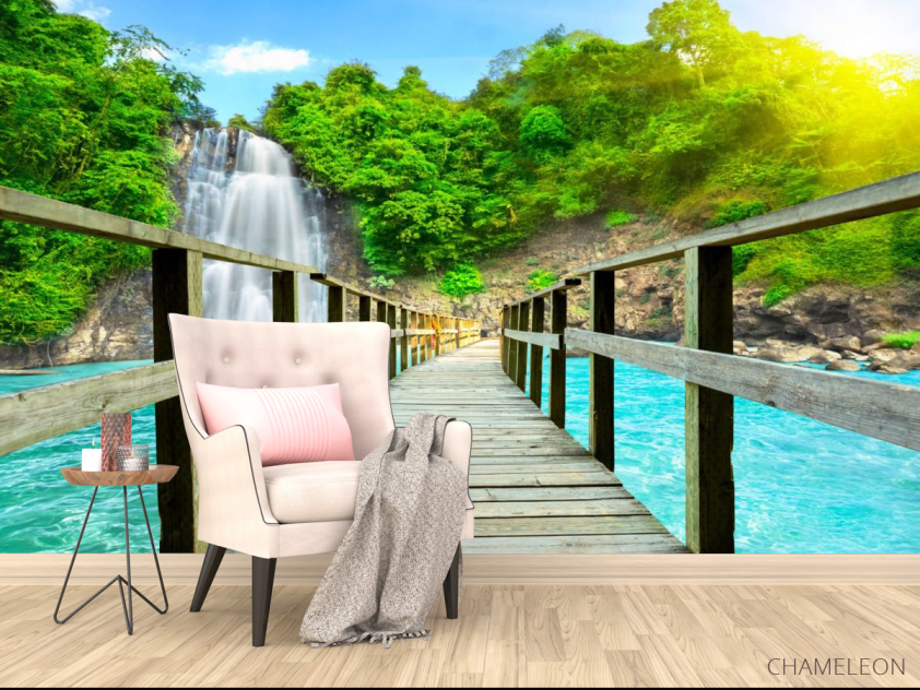 Фотообои Дорога к водопаду - 4