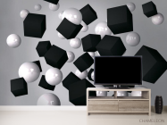 3д фотообои Квадратики - 2