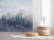 Фотошпалери ліс, туман - 2