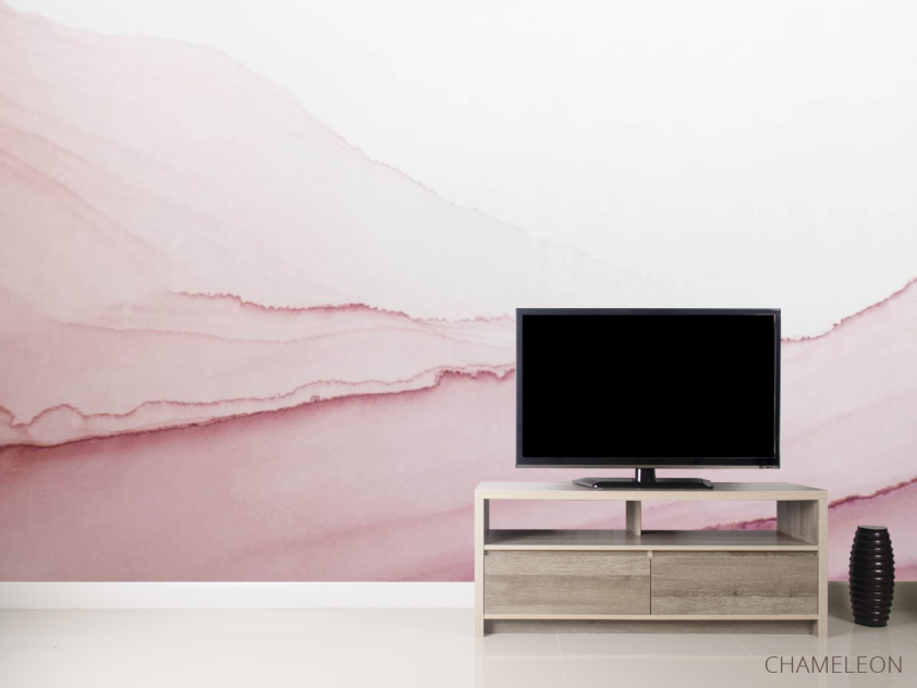 Фотообои Бледно-розовый Fluid art - 2