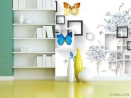 Фотошпалери 3д малюнок з геометрією - 3