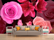Фотообои 3D розы - 1
