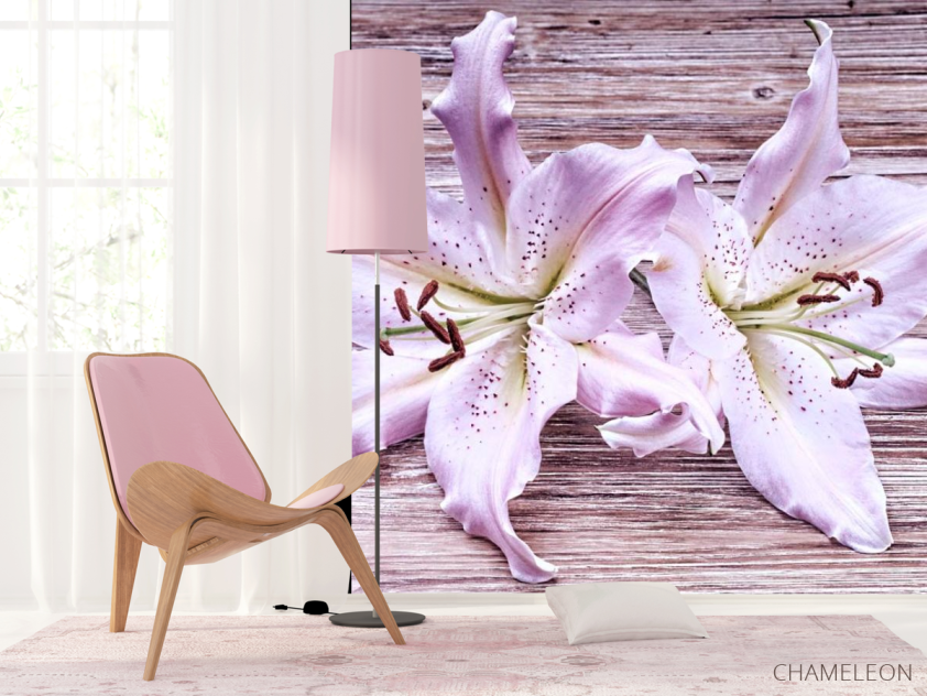 Фотошпалери Лілії бузкові - 4