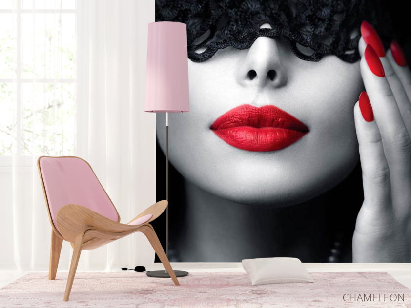 Фотошпалери дівчина і пов'язка - 4