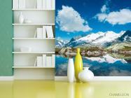 Фотошпалери Сніг, гори, хмари - 3