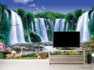 Фотообои Живописный водопад - 2