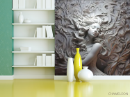 Фотошпалери Барелеф дівчина - 3