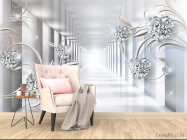 Фотообои Тонель из камней - 4