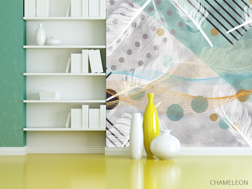 Фотошпалери візерунок в стилі Мемфіс - 3