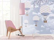 Фотошпалери повітряні кулі з тваринами - 4