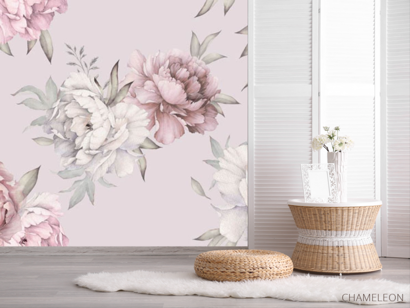 Фотошпалери Аквварельние півонії - 2