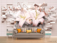Фотообои 3d лилии - 1