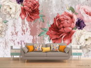 Фотообои Винтажные пионы - 1