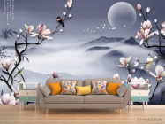 Фотообои Магнолии в восточном стиле - 1