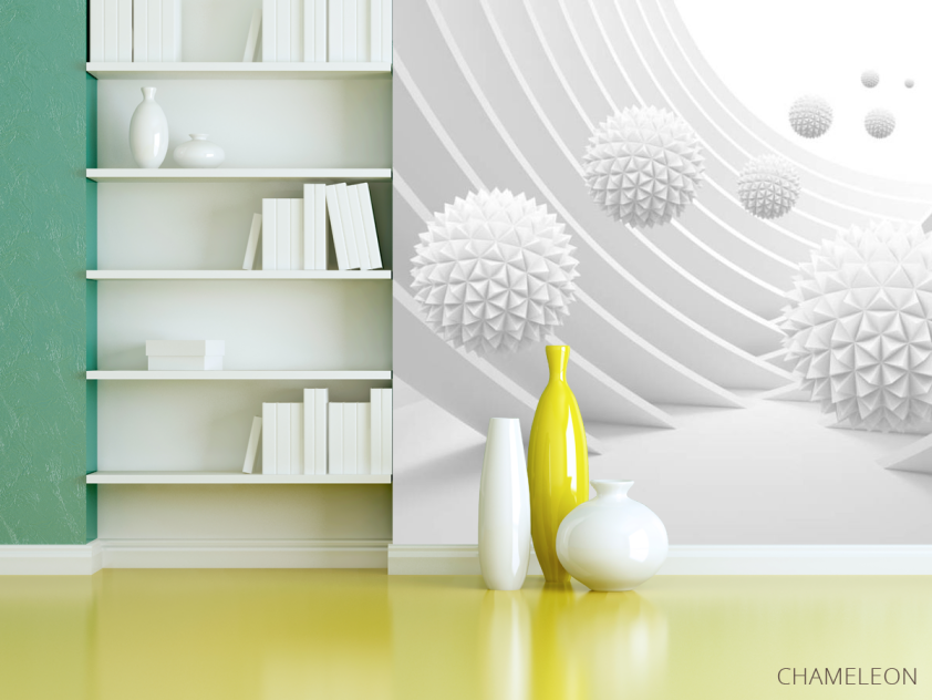 Фотошпалери Кулі 3д в тонелле - 3