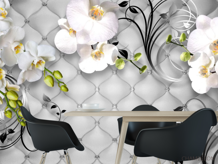 Фотошпалери 3D квіти - 1