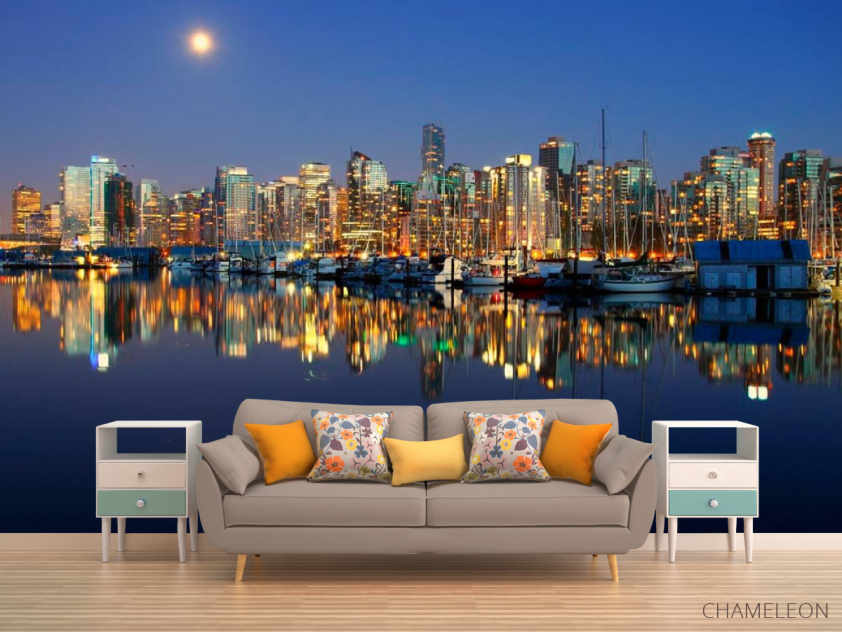 Фотообои Причал, ночь - 1