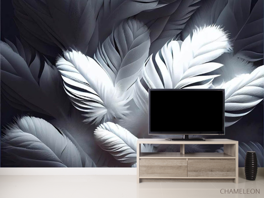 Фотообои Перья 3д - 2