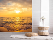 Фотошпалери Сонце відбивається в морі - 2