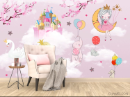 Фотообои Розовые принцессы - 4