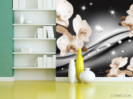 Фотошпалери 3D орхідеї - 3