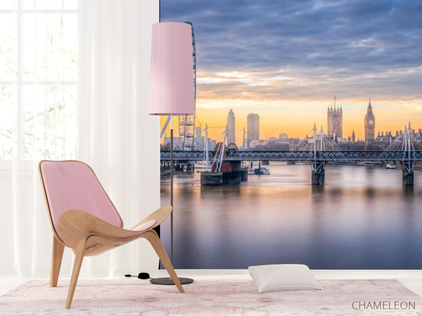 Фотошпалери міст над річкою в Лондоні - 4