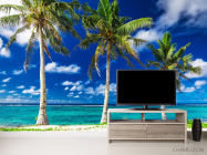 Фотообои Три пальмы у моря - 2