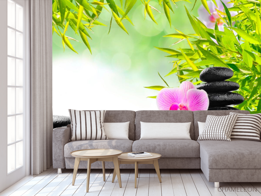 Фотообои Розовые цветы - 3