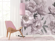 Фотошпалери пудрові квіти - 4