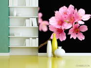 Фотошпалери Рожеві квіти персикові - 3