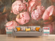 Фотообои розовые пионы - 1